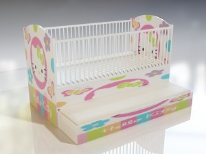 Box Bayi Anak Cantik Putih