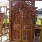 Gebyok Pintu Ukiran Rahwana Jati