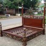 Tempat Tidur Jati Ukiran Naga