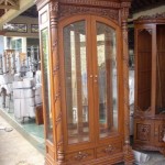 Lemari Hias Ukir Kayu Jati
