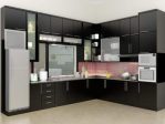 Dapur Set Hitam Doff Minimalis Modern