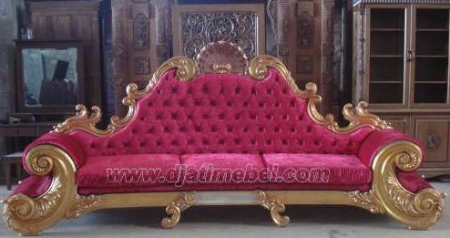 Sofa Colombo Mewah Warna Gold