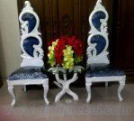 Sofa Teras Ukiran Bunga Cantik