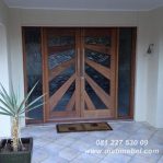 Pintu Rumah Depan Mewah Kayu Jati