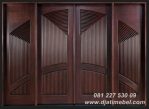 Pintu Rumah Salur Minimalis Kayu Jati