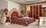 Kamar Tidur Set Istana Ratu Ukiran Emas