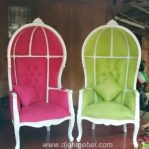 Kursi Sofa Kerodong Raffi Warna Putih