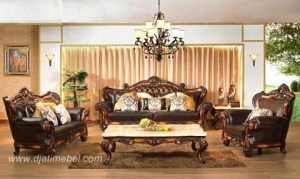 Set Sofa Ruang Tamu Mewah Klasik Italian