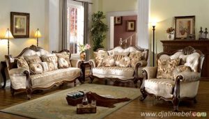 Set Sofa Tamu Raja Jati Ukir Modern