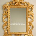 Cermin Ukir Rococo Gold