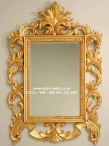Cermin Ukir Rococo Gold