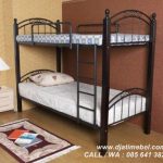 Gambar Tempat Tidur Anak Tingkat Jati Modern