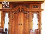 Paduan Rumah Minimalis Pintu Gebyok