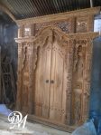 Pintu Rumah Gebyok Model Kupu Tarung