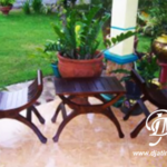 Set Kursi Teras Yuyu Minimalis Kayu Jati