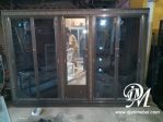 Lemari Hias 5 Pintu Kaca Minimalis Luis