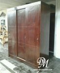 Lemari Pakaian Sliding 3 Pintu Salak Doff