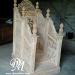 Mimbar Masjid Gebyok Ukir Biasa