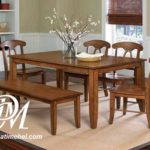 Set Kursi Makan Antik Jati Modern