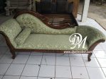 Sofa Lois Malas Jati Motif Bunga Gold