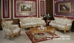 Set Sofa Tamu French Italian Gold