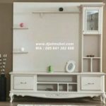 Set Bufet TV Lemari Mewah Cat Duco