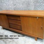 Bufet Tv Retro 3 Laci Minimalis