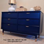 Bufet Tv Retro 6 Laci Biru