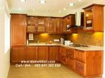 Kitchen Set Kayu Jati Natural Brown