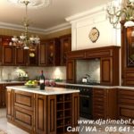 Set Dapur Minimalis Kayu Jati Brown