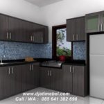 Set Kitchen Jati Model Minimalis Jepara