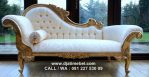 Kursi Sofa Jati Angsa Louis Gold