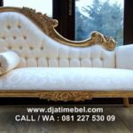 Kursi Sofa Jati Angsa Louis Gold