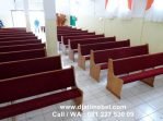 Bangku Kursi Gereja Jati Minimalis Mewah