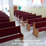 Bangku Kursi Gereja Jati Minimalis Mewah