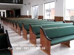 Bangku Kursi Gereja Kayu Jati Minimalis