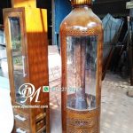 Lemari Hias Model Botol Jati Minimalis