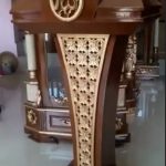 Podium Ceramah Kayu Jati Ukir
